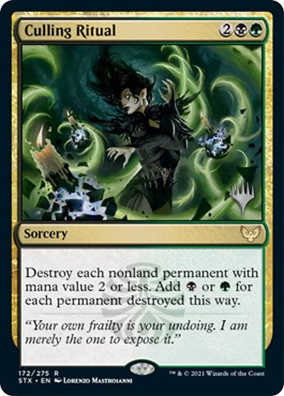 Culling Ritual (Promo Pack) [Strixhaven: School of Mages Promos] Foil