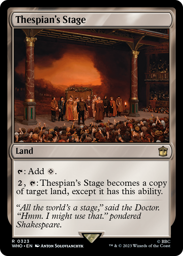 Thespian's Stage [Doctor Who] Foil