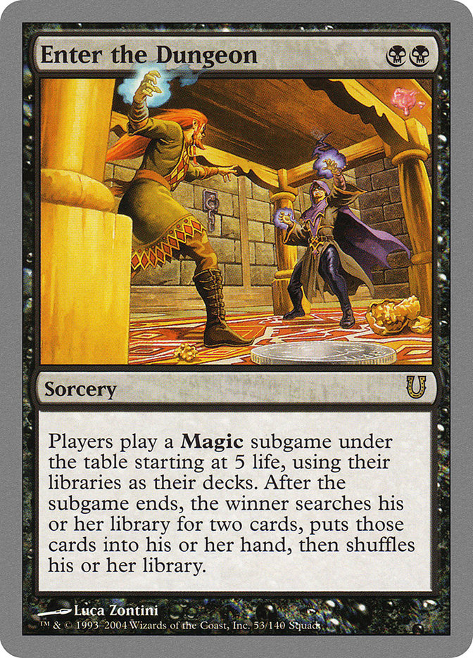 Enter the Dungeon [Unhinged] Foil