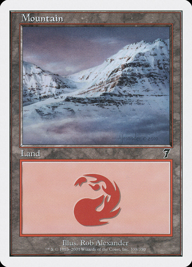 Mountain (338) [Seventh Edition] Foil
