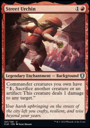 Street Urchin [Commander Legends: Battle for Baldur's Gate] Foil