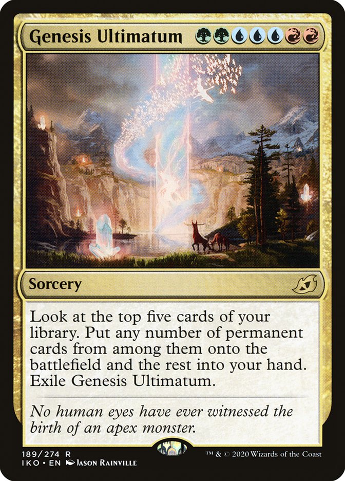 Genesis Ultimatum [Ikoria: Lair of Behemoths] Foil