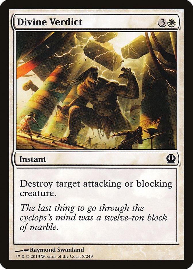 Divine Verdict [Theros] Foil