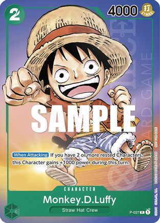 Monkey.D.Luffy (Gen Con 2023) (P-037) - [One Piece Promotion Cards] Foil