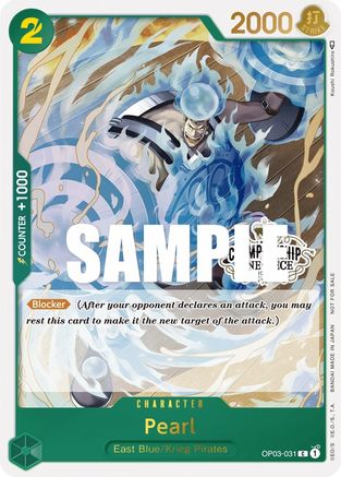 Pearl (Store Championship Participation Pack Vol. 2) (OP03-031) - [One Piece Promotion Cards] Foil