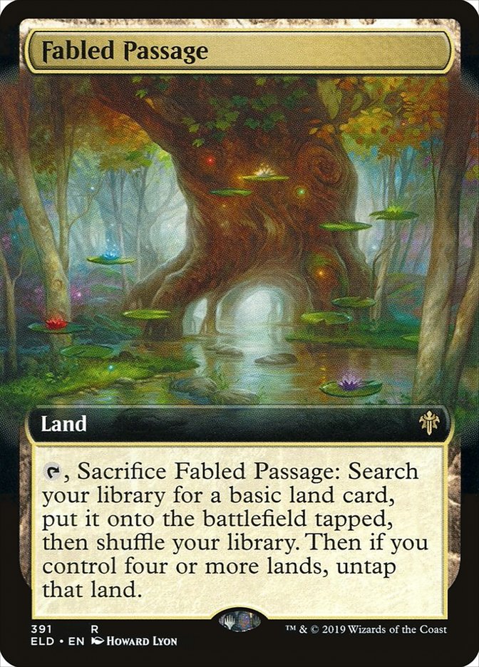 Fabled Passage (Extended Art) [Throne of Eldraine] Foil
