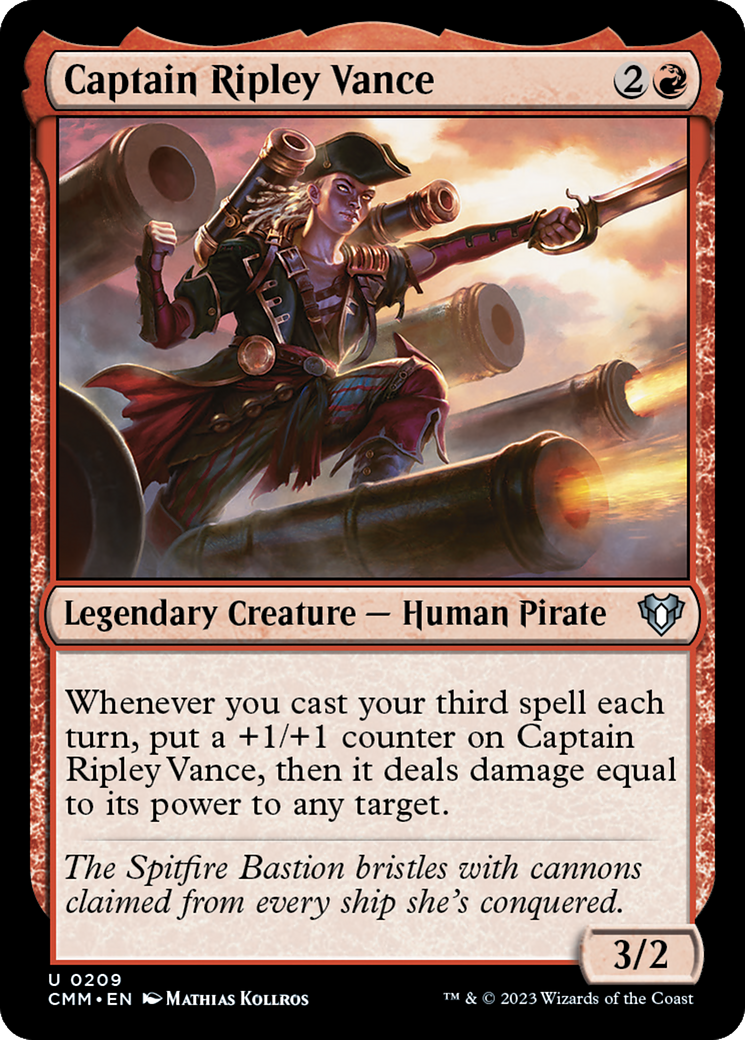 Captain Ripley Vance [Commander Masters] Foil