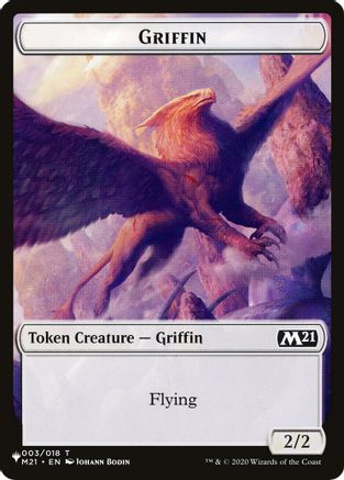 Griffin // Warrior Double-sided Token  [The List Reprints]