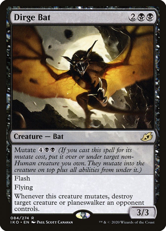 Dirge Bat [Ikoria: Lair of Behemoths] Foil