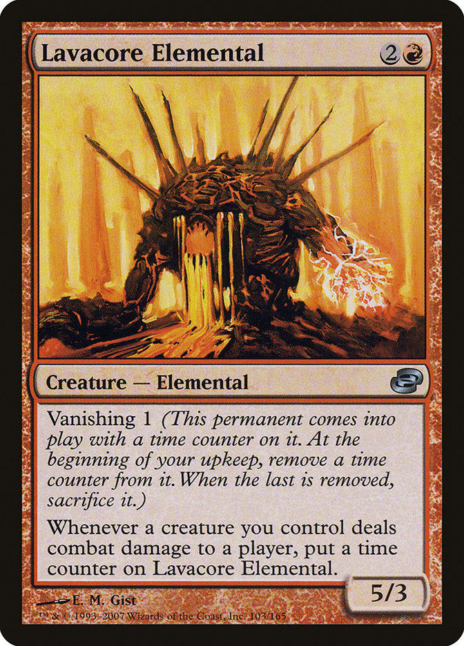 Lavacore Elemental [Planar Chaos] Foil