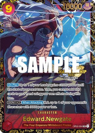 Edward.Newgate (Championship 2023) (OP02-004) - [One Piece Promotion Cards] Foil