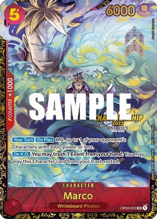 Marco (Championship 2023) (OP03-013) - [One Piece Promotion Cards] Foil