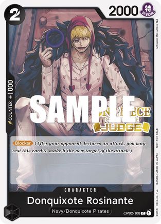 Donquixote Rosinante (Judge Pack Vol. 2) (OP02-108) - [One Piece Promotion Cards] Foil