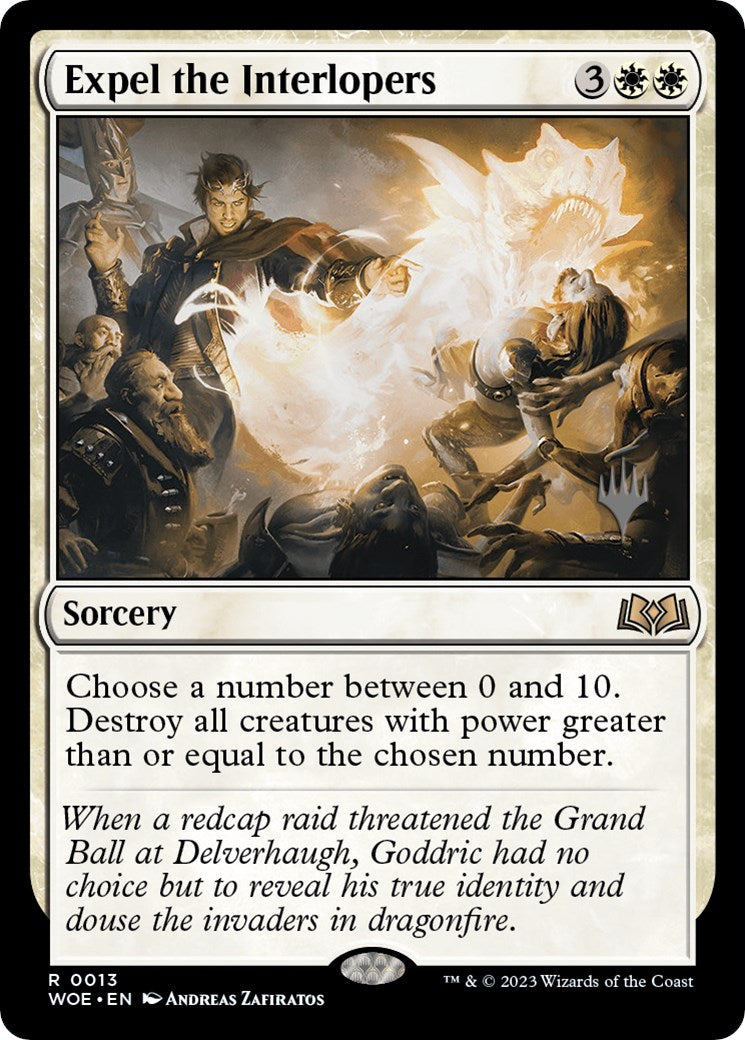 Expel the Interlopers (Promo Pack) [Wilds of Eldraine Promos] Foil