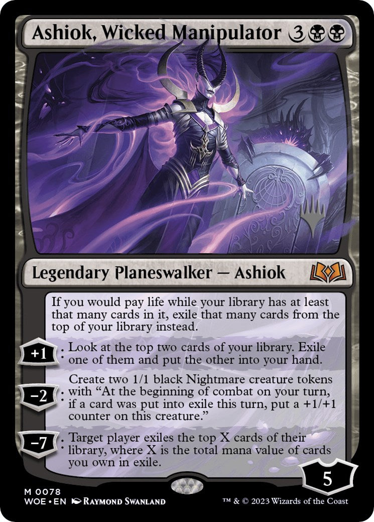 Ashiok, Wicked Manipulator (Promo Pack) [Wilds of Eldraine Promos] Foil