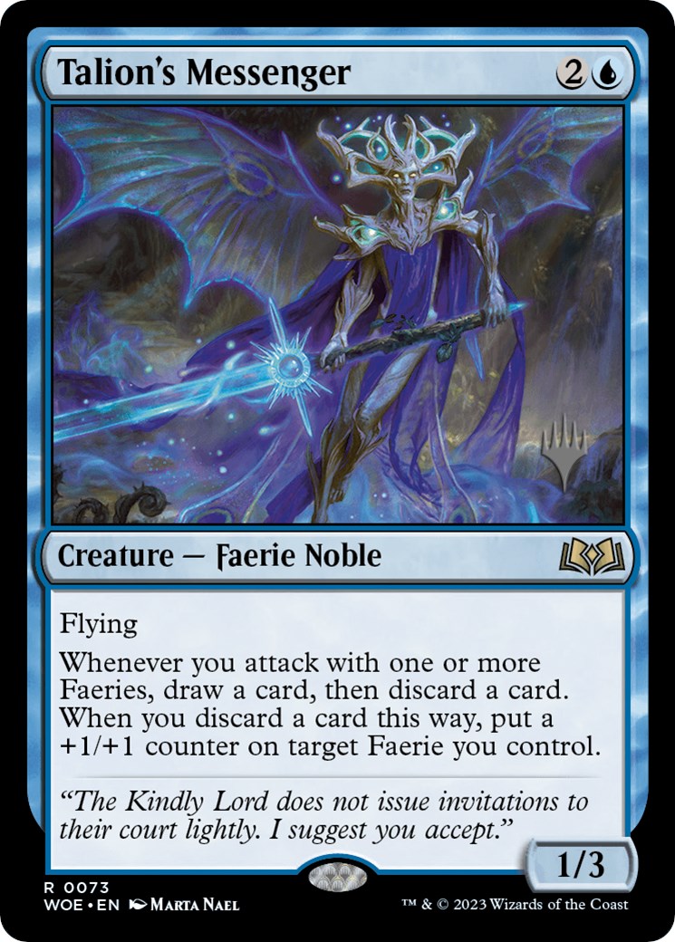Talion's Messenger (Promo Pack) [Wilds of Eldraine Promos] Foil