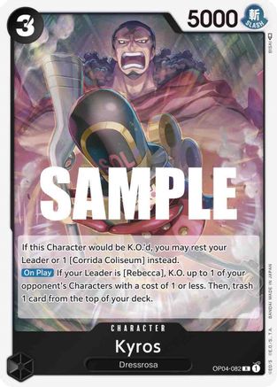 Kyros (OP04-082) - [Kingdoms of Intrigue] Foil