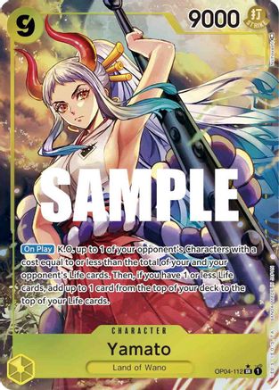 Yamato (Alternate Art) (OP04-112) - [Kingdoms of Intrigue] Foil