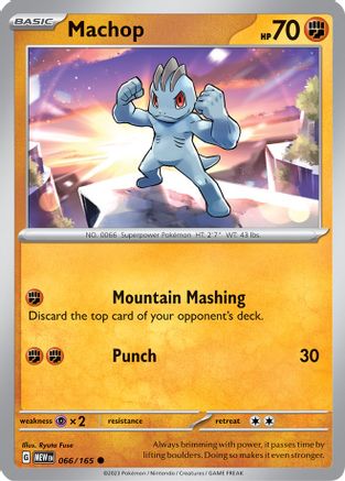 Machop (066/165) [Scarlet & Violet 151] Reverse Holofoil