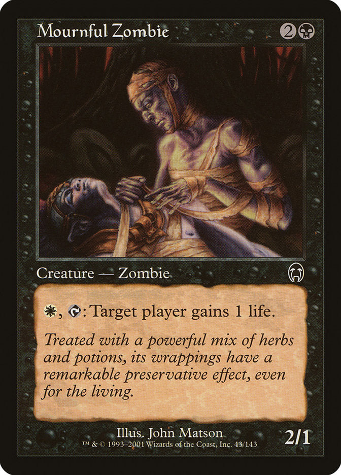 Mournful Zombie [Apocalypse] Foil