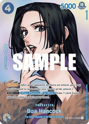 Boa Hancock (SP) (OP01-078) - [Kingdoms of Intrigue] Foil