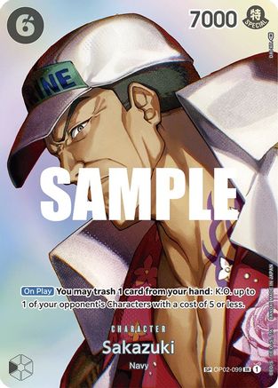 Sakazuki (SP) (OP02-099) - [Kingdoms of Intrigue] Foil