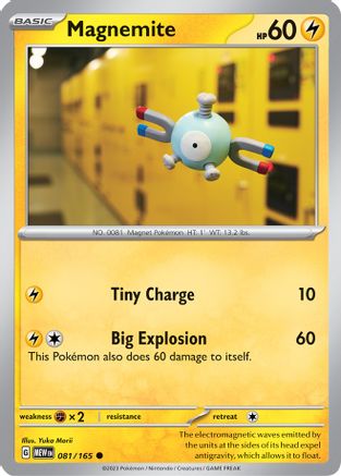 Magnemite (081/165) [Scarlet & Violet 151] Reverse Holofoil