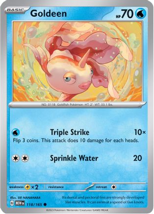 Goldeen (118/165) [Scarlet & Violet 151] Reverse Holofoil
