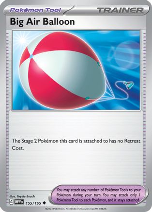 Big Air Balloon (155/165) [Scarlet & Violet 151] Reverse Holofoil