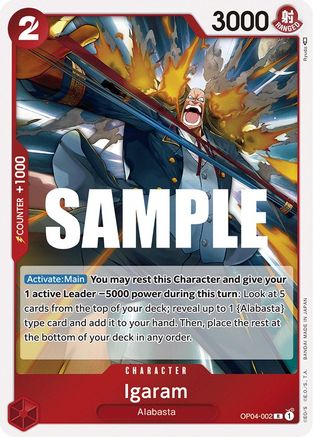 Igaram (OP04-002) - [Kingdoms of Intrigue] Foil