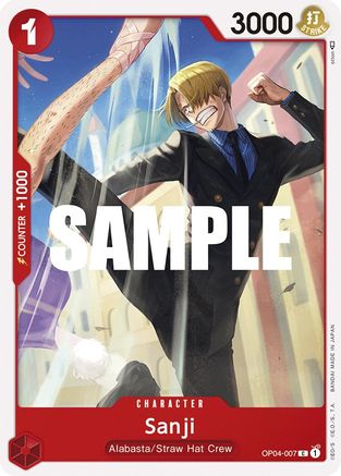 Sanji (007) (OP04-007) - [Kingdoms of Intrigue]