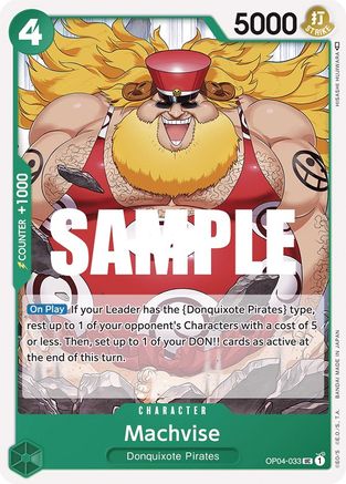 Machvise (OP04-033) - [Kingdoms of Intrigue]