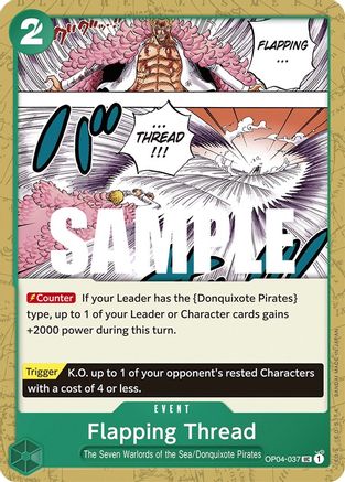 Flapping Thread (OP04-037) - [Kingdoms of Intrigue]