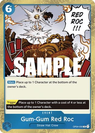 Gum-Gum Red Roc (OP04-056) - [Kingdoms of Intrigue] Foil