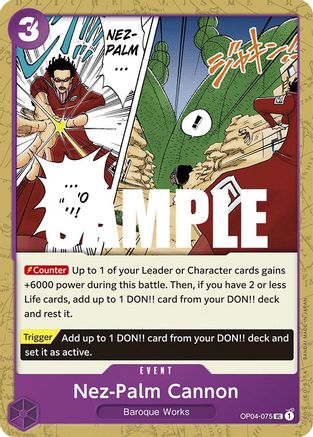 Nez-Palm Cannon (OP04-075) - [Kingdoms of Intrigue]