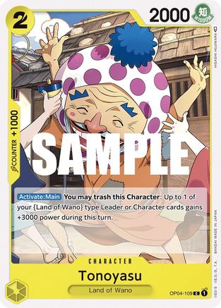 Tonoyasu (OP04-109) - [Kingdoms of Intrigue]