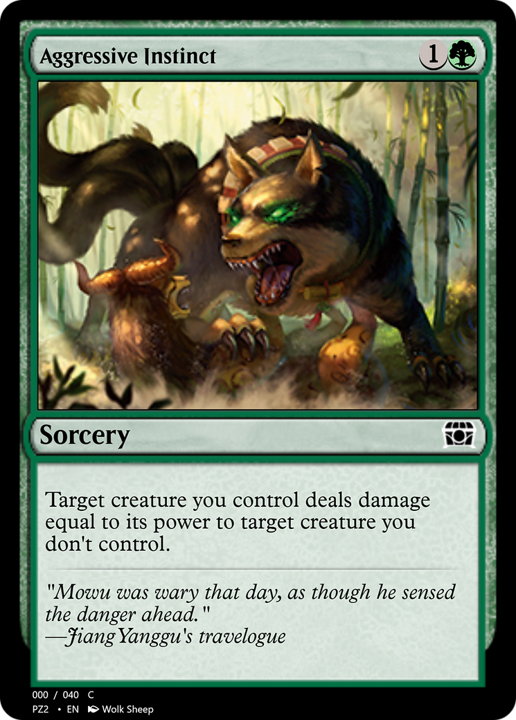 Aggressive Instinct  [Treasure Chest] Foil