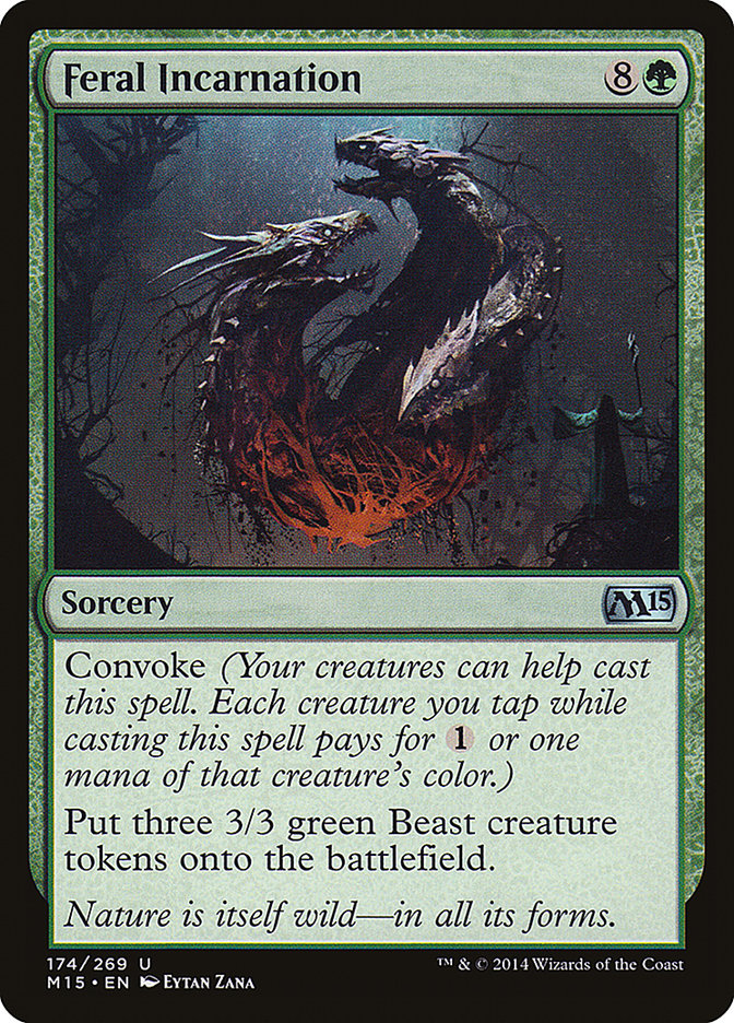 Feral Incarnation [Magic 2015] Foil