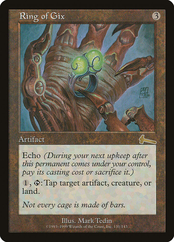 Ring of Gix [Urza's Legacy] Foil