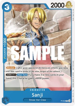 Sanji (Sealed Battle Kit Vol. 1) (P-050) - [One Piece Promotion Cards]