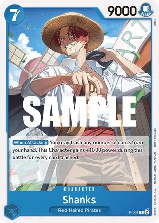 Shanks (Sealed Battle Kit Vol. 1) (P-051) - [One Piece Promotion Cards]