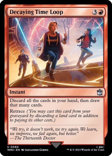 Decaying Time Loop [Doctor Who] Foil