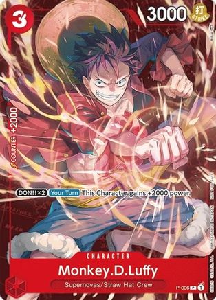 Monkey.D.Luffy - P-006 (Retail Promo) (P-006) - [One Piece Promotion Cards]