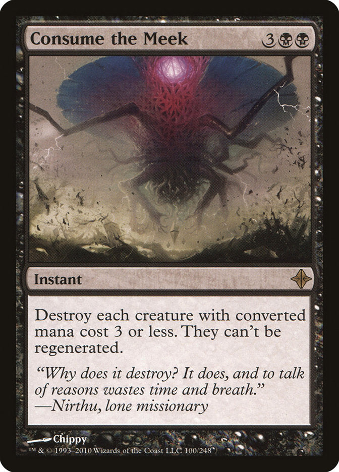 Consume the Meek [Rise of the Eldrazi] Foil