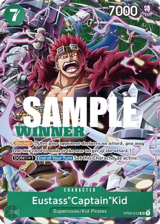 Eustass"Captain"Kid (Winner Pack Vol. 5) (ST02-013) - [One Piece Promotion Cards] Foil