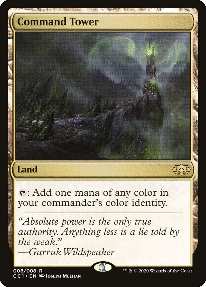 Command Tower [Commander Collection: Green] Foil