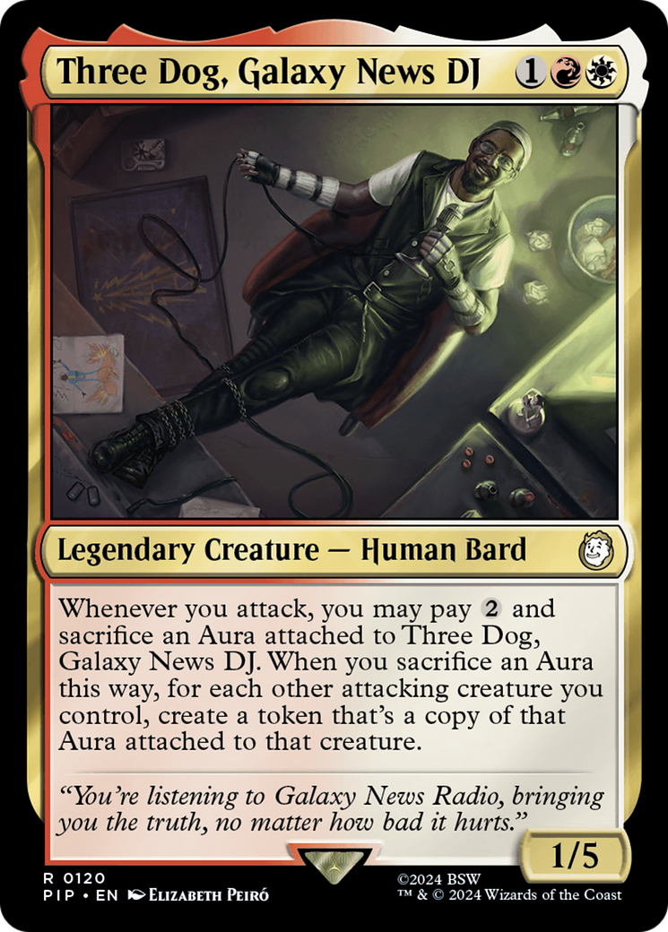 Three Dog, Galaxy News DJ [Fallout] Foil