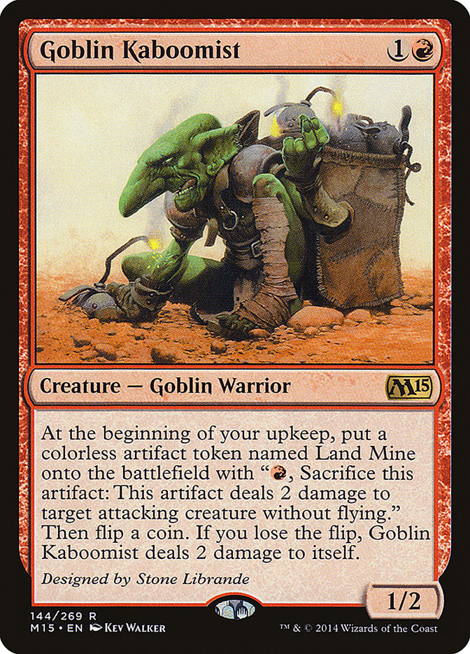 Goblin Kaboomist [Magic 2015] Foil