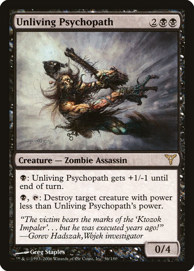 Unliving Psychopath [Dissension] Foil