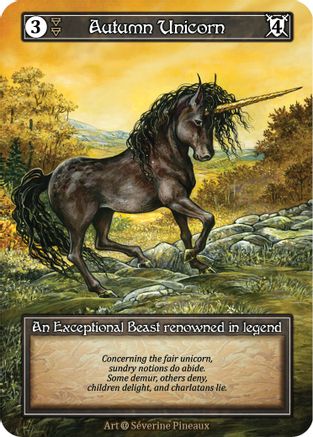 Autumn Unicorn (Foil)  - Alpha Foil